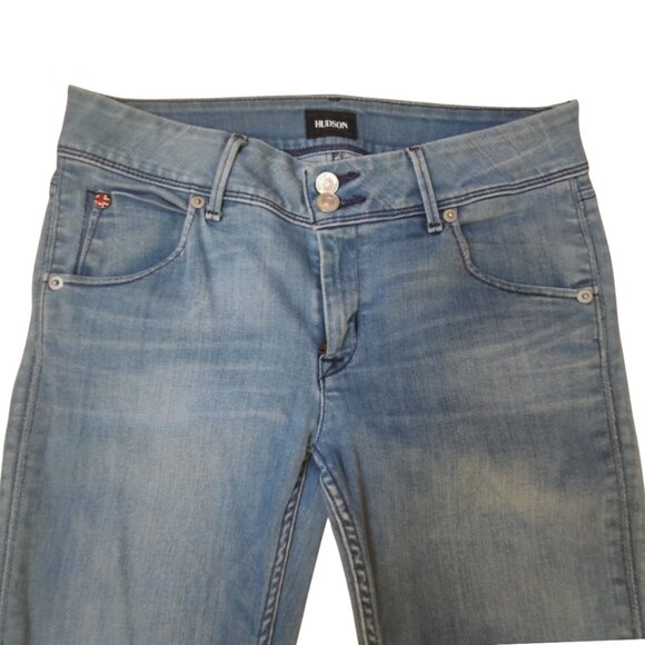 Hudson Light Wash Skinny Jeans - Picture 3 of 12